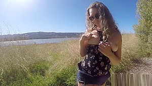 Public Sex By The Lake - Amateur Couple LUCKYxRUBY