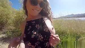 Public Sex By The Lake - Amateur Couple LUCKYxRUBY