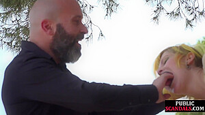 Public Whore Suspension Bondage Exposed With Buttplug In Ass
