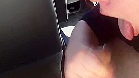 Public blowjob