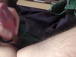 Public edging & ejaculation watching spandex wrapped buns