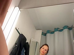 Public masturbation in changing room
