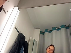 Public masturbation in changing room