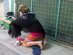 Public nudity as art performance