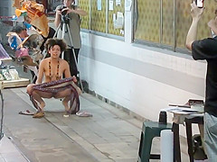 Public nudity as art performance