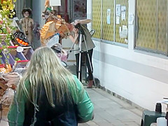 Public nudity as art performance
