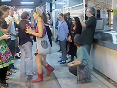 Public nudity as art performance