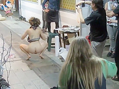 Public nudity as art performance