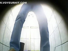 Public toilet with 2 spy cameras