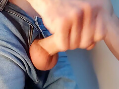 Pumping Hard My Cock Squeeze Tight My Balls Huge But Funny Cumshot  wait Till The End! 
