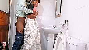 Quick Fucking My Secretary In The Office Bathroom