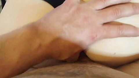 Quickly Fucking A Big-assed Cowgirl (close Up)