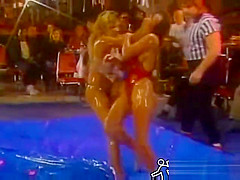 Quisha Page Oil Wrestling