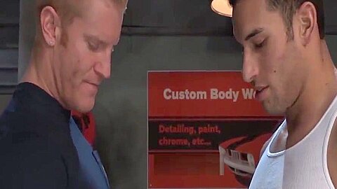 RagingStallion Mechanic Caught Wanking On The Job