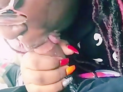 Random Lady Breaks in a Car to Suck Lilmar??s Monster Cock