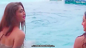 Real Indian Lasbian Girl Playing Boobs