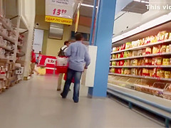 Real Upskirts Of Sexy Young Woman In Light Blue Skirt