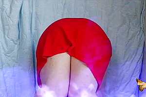 Red Dressed Sexy Femboy Slut Sissy Boy Amateur Homemade Model - White Bbw