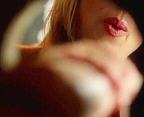 Redhead Bukkake Babe Bathes In Cum