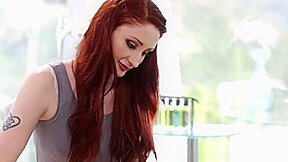 Redhead Lesbian Licking
