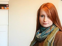 Redhead teen 18+ spied in public toilet pissing