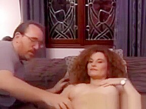 Retro redhead pussypounded before cumshot