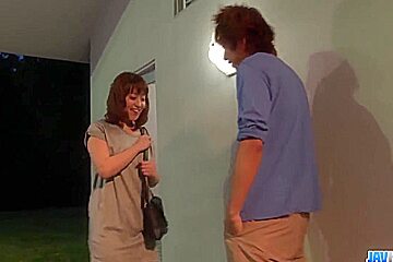 Riho Mikami sucks a stiff dick in a - More at 69avs com