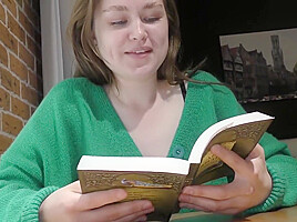 Rikki Lee And Nick Whitehard - student 18+ Bookworm Learns Hard