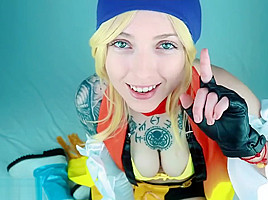 Rikku Wants Step daddy's Creampie