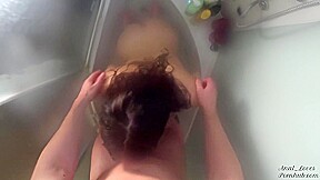 Risky Public Nudity Bathroom Doggystyle Sex