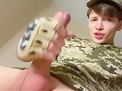 Rubax Video - A Twinks Nice Wank With Gloves On