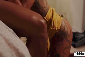 Rubi Maxim In Transsexual Fucks Big Black Cock Interracial Sex