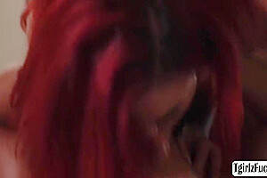 Rubi Maxim In Transsexual Fucks Big Black Cock Interracial Sex