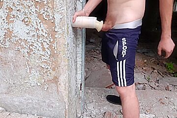 Russian Guy With Mats Chmory And Fucks A Virtual Fag In An Abandoned Building