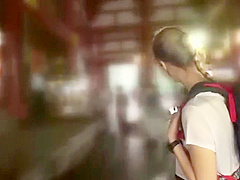Russian Tourist has cultural exchange with locals in Tokyo