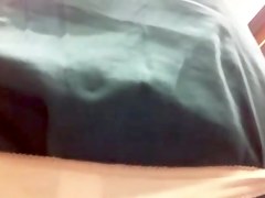 SDRUWS2 - MILF SHOWING WHITE THONG AT WORK