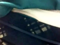 SDRUWS2 - MILF SHOWING WHITE THONG AT WORK