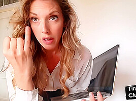 SPH British femdom babe talks dirty about small cock guys