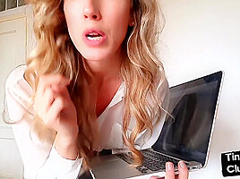 SPH British femdom babe talks dirty about small cock guys