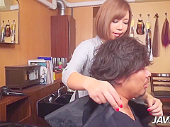 Sara Saijyo In Jav888 Hairstylist Fucked In The Salon