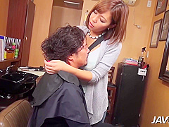 Sara Saijyo In Jav888 Hairstylist Fucked In The Salon