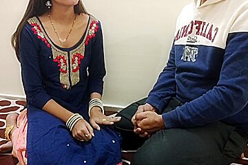 Sara Teaches Fucking To Stepbrother In Hindi Audio - First Night