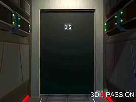 Sci-fi sex  Hot sexy blonde gets fucked in the lab  Fuck machine