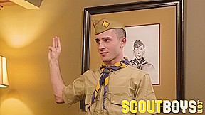 ScoutBoys Skinny cute virgin used and fucked by hung scout leader