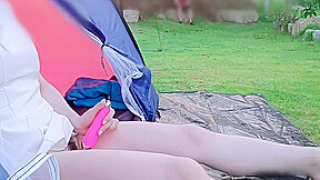 Secretly Filmed While Camping Having Sex