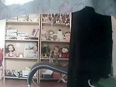 Secretly watching dildo in Step mom's pussy