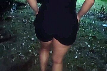 Seduces Me With Her Huge Ass Outdoors