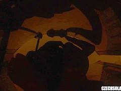 Self Fingering In Solarium Room