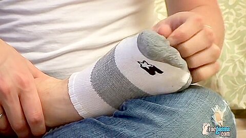 Self Toe Sucking Twink! - Ayden James