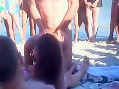 Sensational Public Nudist Orgy